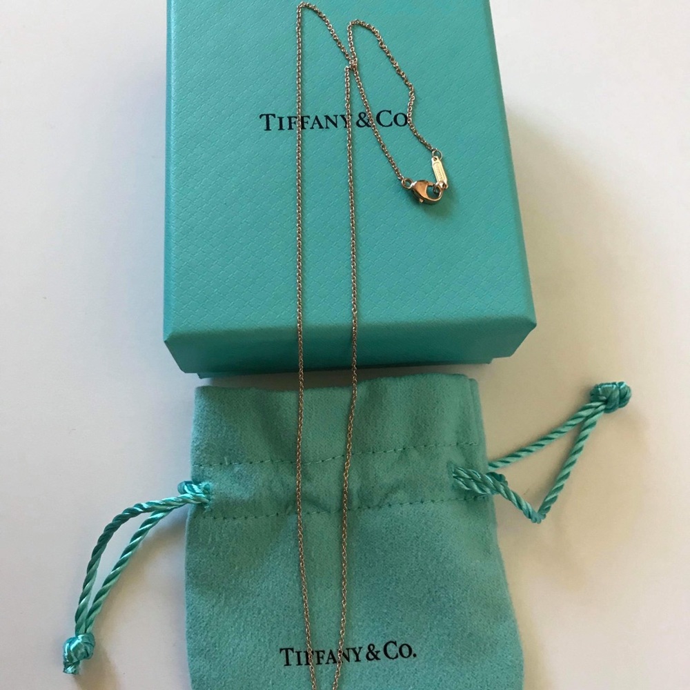 Tiffany&Co Rubedo chain with lobster clasp - 18’’